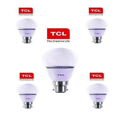tcl led bulb - 5w natural white (pack of 5 bulbs)